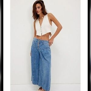 Free People Blossom Pull On Jeans